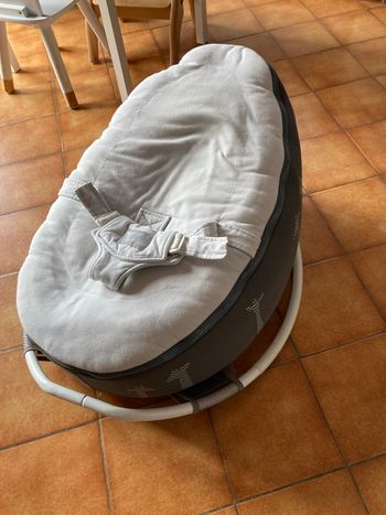 Transat évolutif Doomoo Nid - Girafe/Gris + balancelle + arche