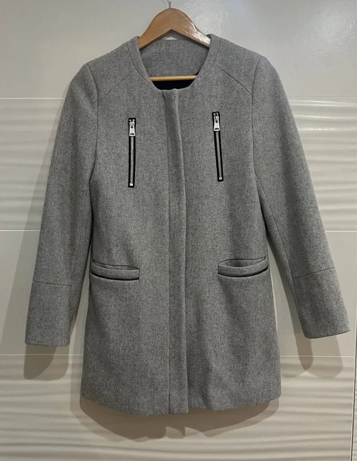 Veste - manteau - gris - Pimkie - taille 36 - photo numéro 12