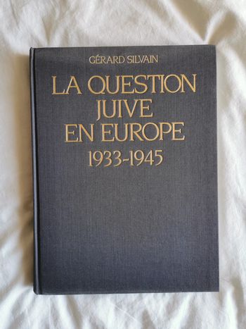 Livre seconde guerre mondiale La question juive en europe 1933 1945