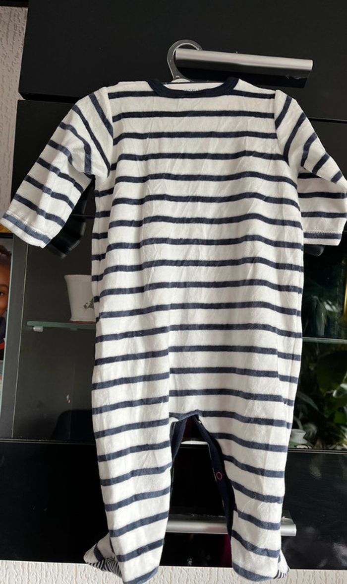 Pyjama petit bateau taille 3 mois - photo numéro 2