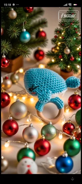 hochet baleine bébé