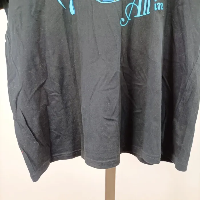 T-shirt gris foncé imprimé graphique One Serie coupe droite taille XL A1472 - photo numéro 5