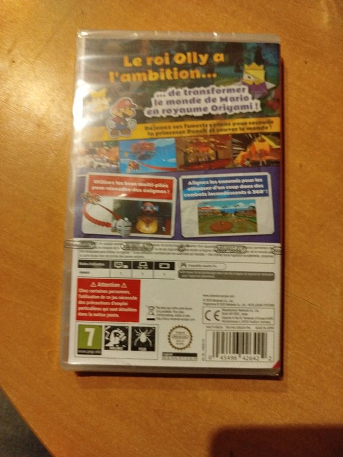Paper Mario : The Origami King jeux Nintendo Switch neuf - photo numéro 2