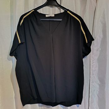 tunique noire de Promod 48 réf R505 S2