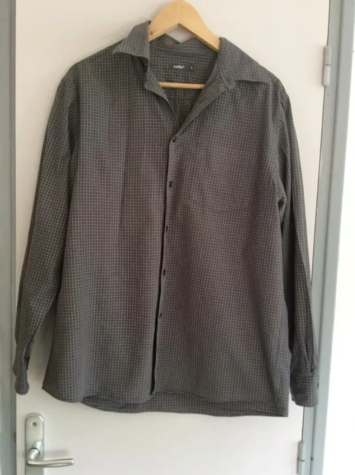 Chemise à carreaux Celio L