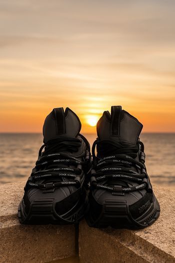 Chaussures baskets DOLCE GABBANA noires homme