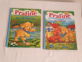 2 livres Praline fait du Bateau & Praline et Caline