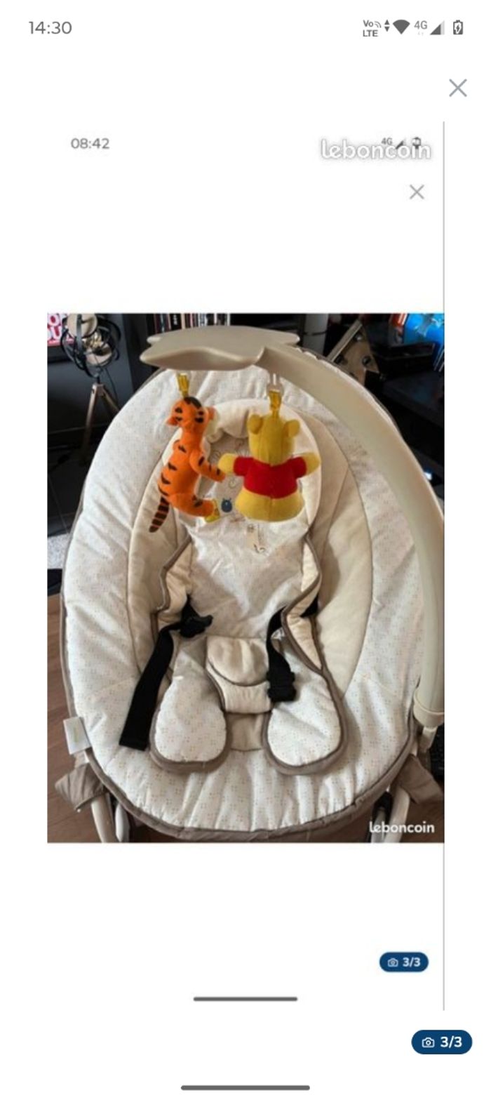 Transat bébé Winnie l'ourson - photo numéro 2