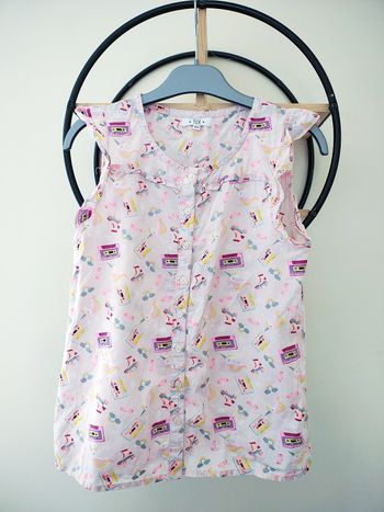 9 10 ans blouse chemise été Tex 