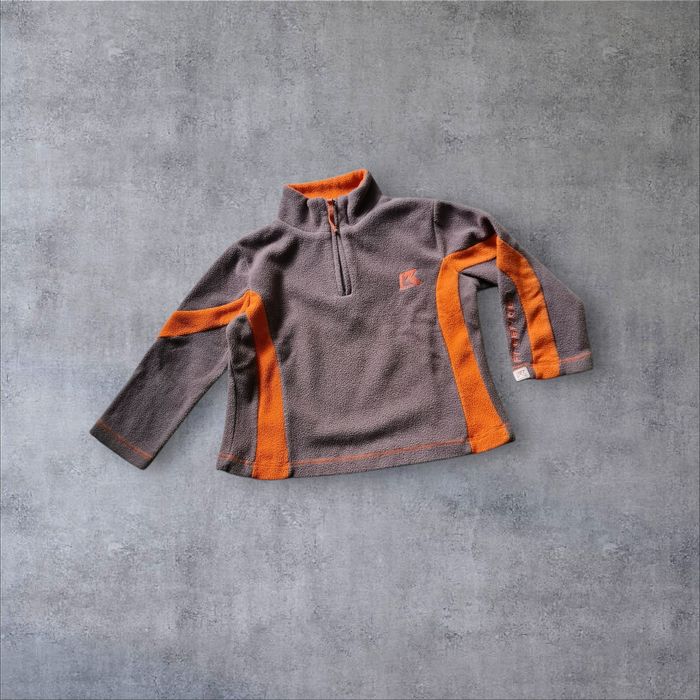 polaire marron orange garçon 4 ans - photo numéro 7