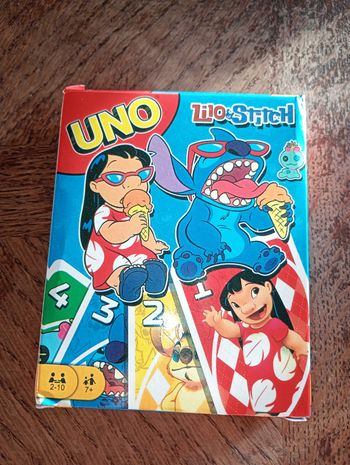 Cartes Uno stitch