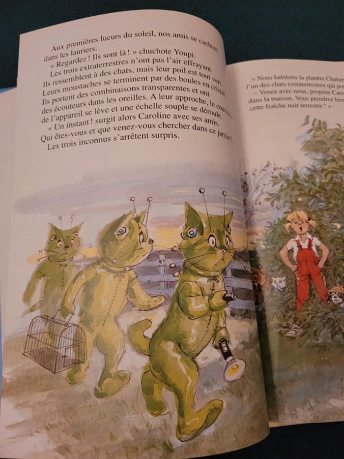 Livre Caroline et les Extraterrestres Pierre Probst Hachette Jeunesse Album collection années 90 - photo numéro 4