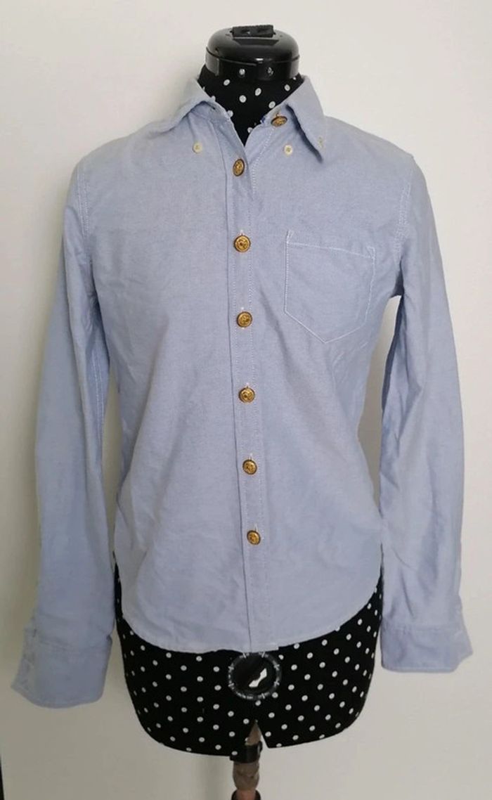 Chemise en jean bleu clair Taille S Ralph Lauren - photo numéro 2