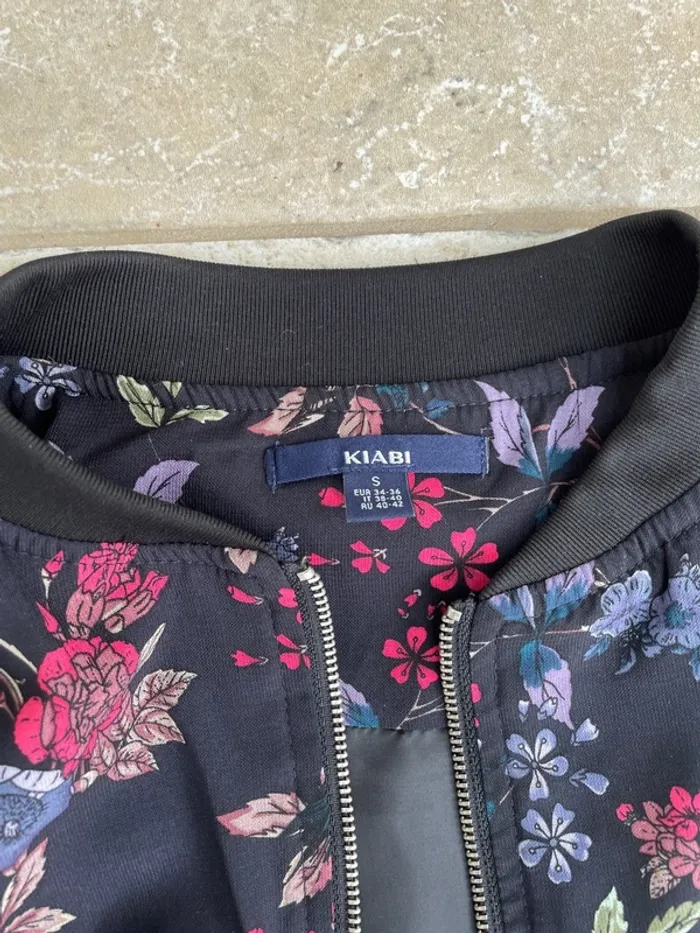 Veste fleuri doublé - photo numéro 2