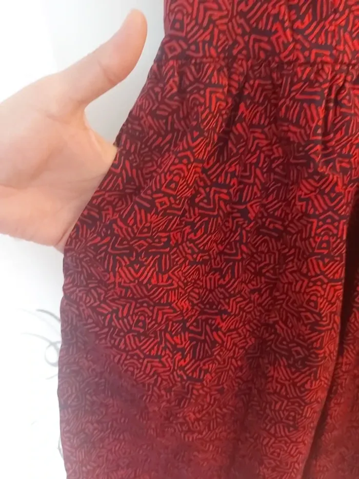 Robe bustier rouge et noire - photo numéro 6