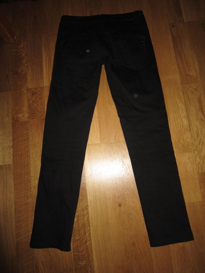 beau pantalon slim noir ikks t25=XS/S - photo numéro 3