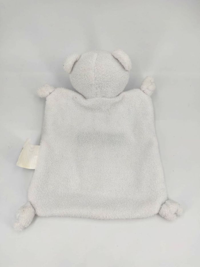 Doudou Plat Ours Blanc Ikks - photo numéro 2