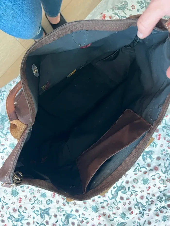 Sac à main Longchamp brodé Asie - photo numéro 5