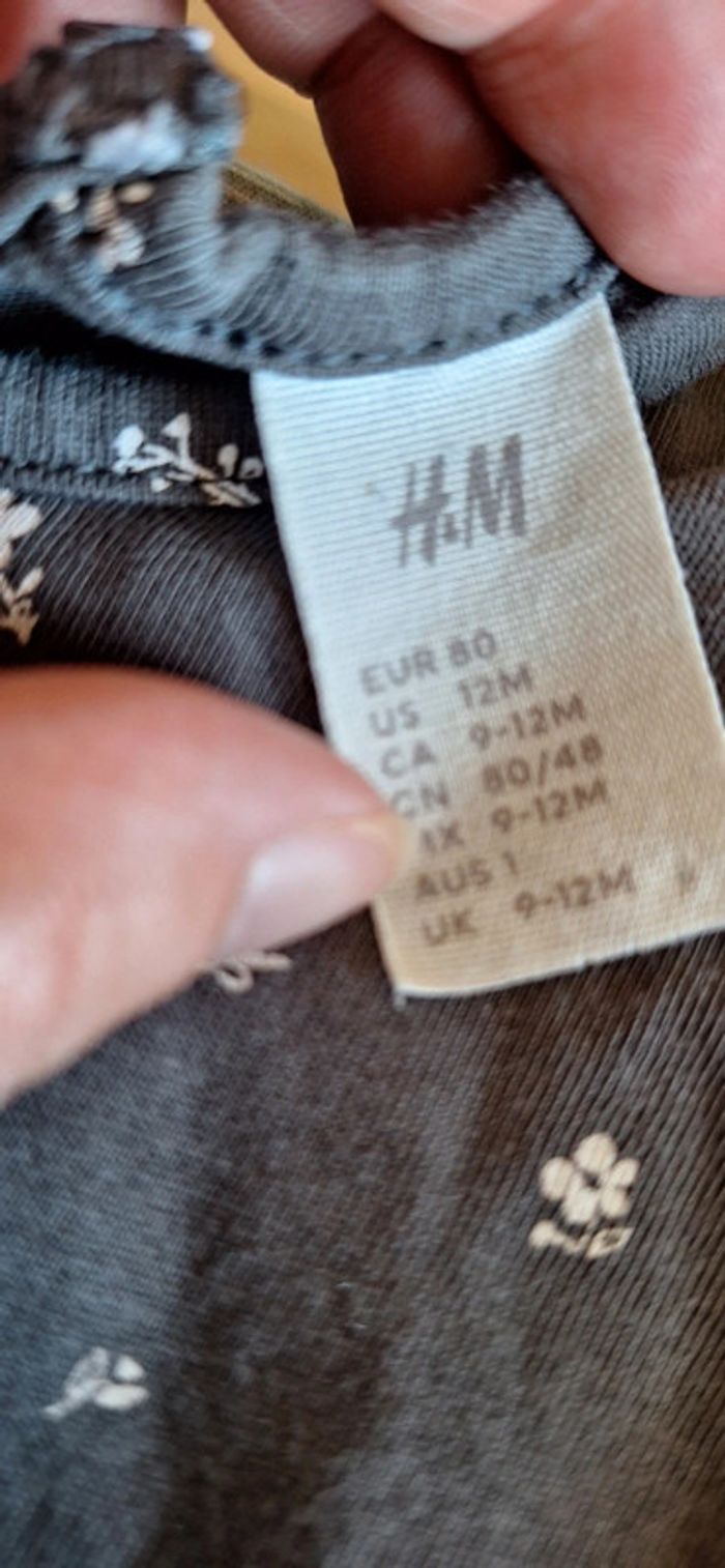 Lot dissociable H&M 12m 80cm - photo numéro 3