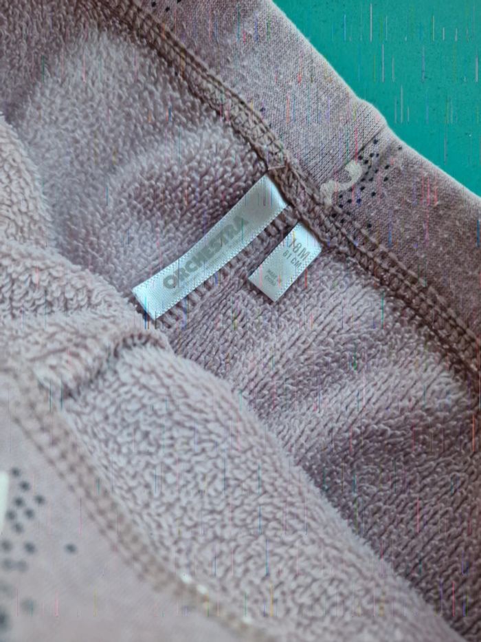 Pantalon molletoné rose fille _ taille 18 mois _ Orchestra - photo numéro 2