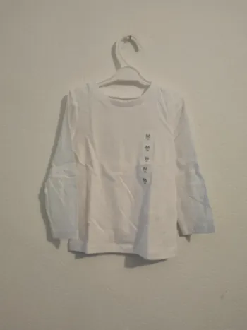 tee shirt blanc in extenso 18-24 mois 86cm
