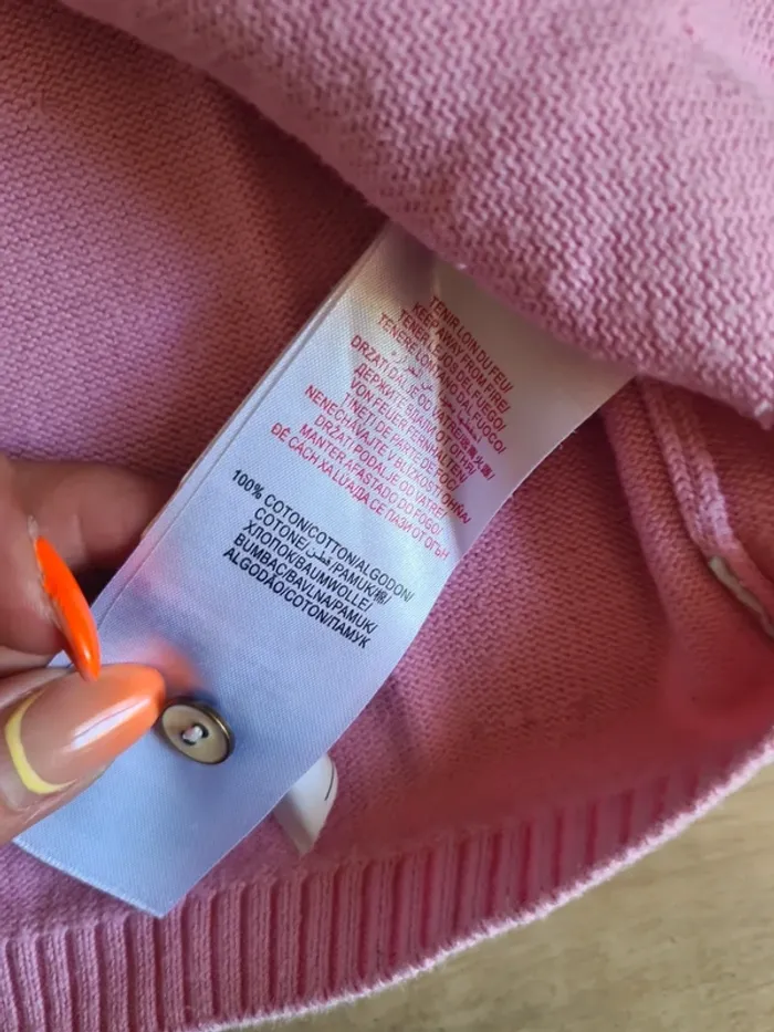 Gilet rose 5 ans sergent major - photo numéro 4
