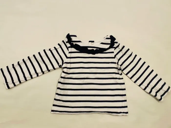 T-shirt manches longues fille 12 mois Jacadi