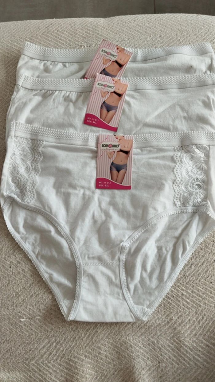 Lot de 3 Culottes taille haute femme taille 44/46 - photo numéro 2