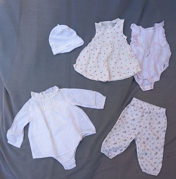 Lot de 5 articles fille - 6 mois