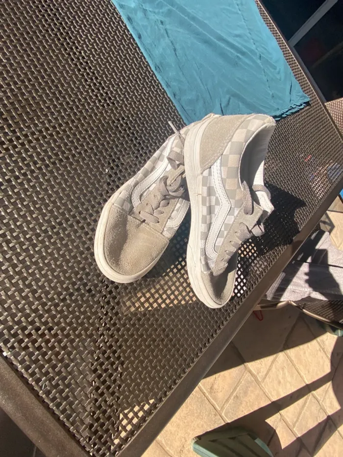 Vans 33 carreaux gris blanc - photo numéro 2