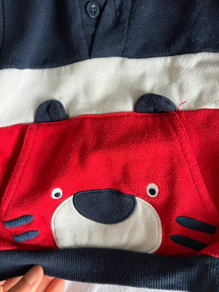 Lot de deux sweat-shirt à capuche 18M - photo numéro 10