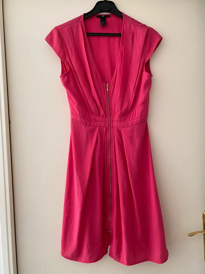 Robe midi légère rose H&M 38 🌸 - photo numéro 5