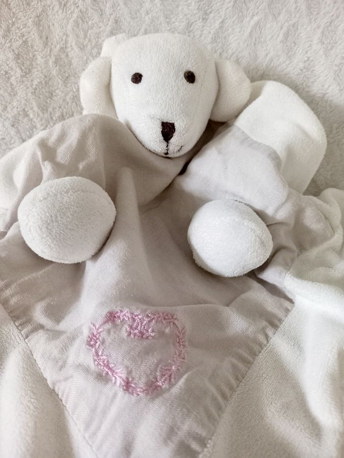 Doudou chien cœur brodé Jolipa - photo numéro 2