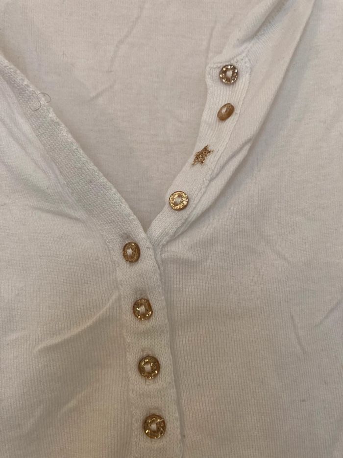 T-shirt blanc Des Petits Hauts, taille 1 - photo numéro 3