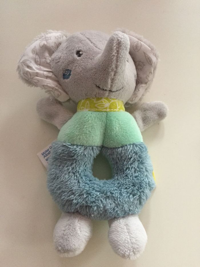 Anneau peluche éléphant