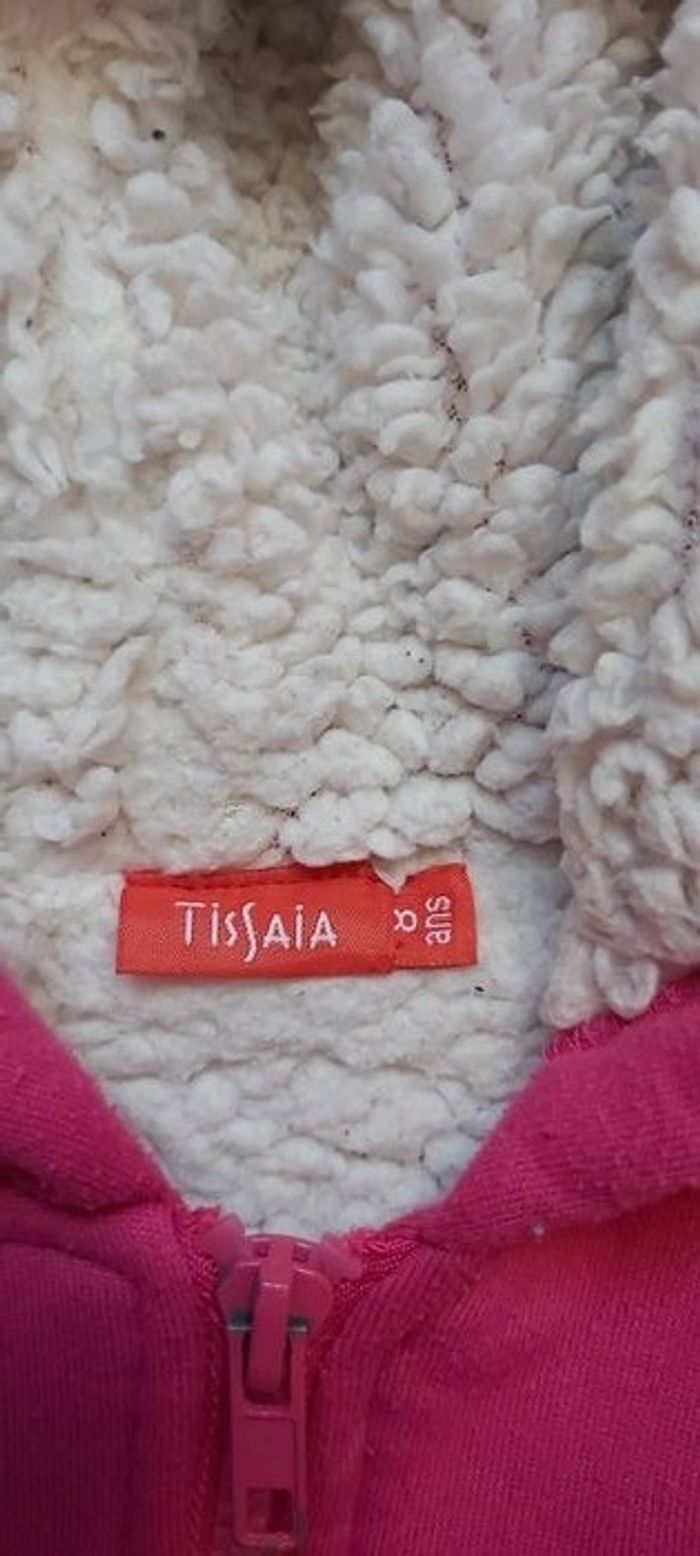 Gilet zippé molletonné à capuche 8 ans - photo numéro 2