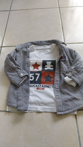 Ensemble bébé garçon lulu castagnette neuf