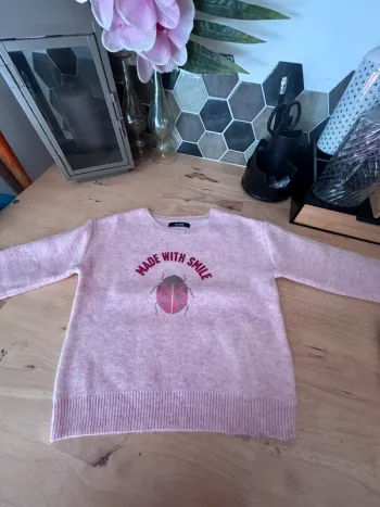 Joli pull chaud rose - Okaïdi - 3 ans