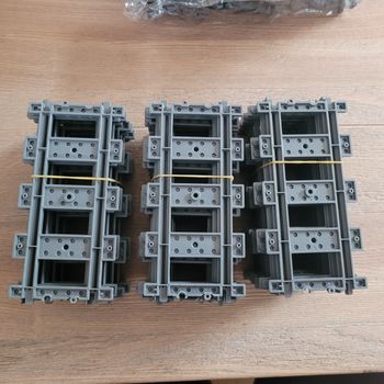 Lot de 30 rails droits pour train et tramways Lego