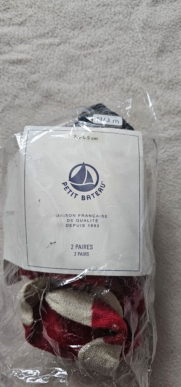 2 paires Collants neuf petit bateau - photo numéro 4