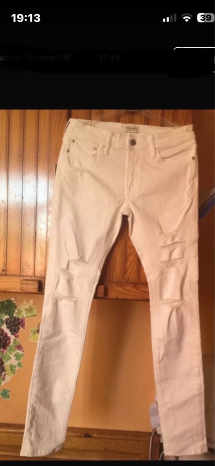 Jeans blanc jack - photo numéro 3