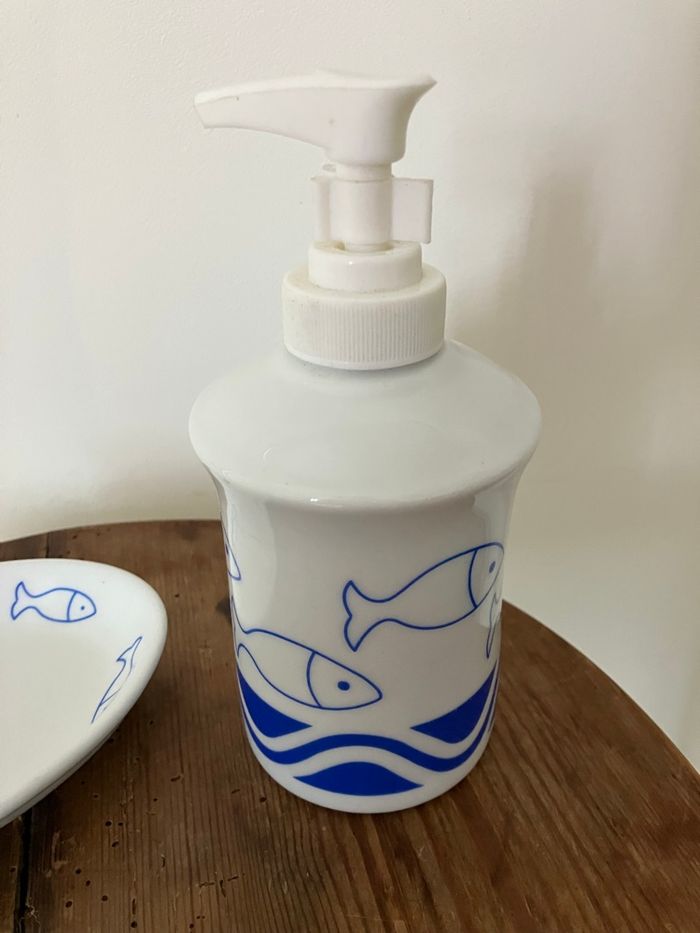 Ensemble de 2 accessoires pour salle de bain-Thème mer - photo numéro 4