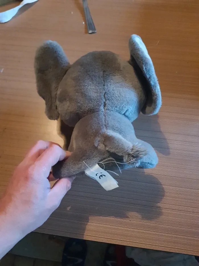 Peluche éléphant - photo numéro 3