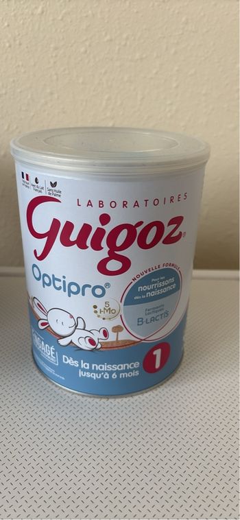 Lait guigoz optipro 0-6 mois