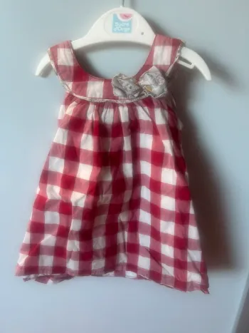 Robe légère à carreaux