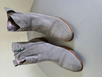 📌 Bottines Western/Cowboy Cuir Suédé - NIMAL