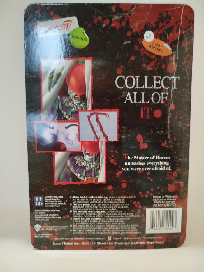 Figurine ReAction Monster Pennywise - photo numéro 7