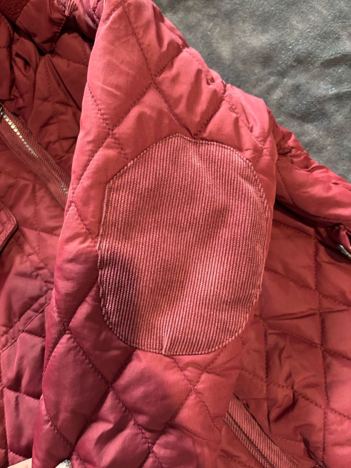 Manteau bordeaux fourré polaire 3 ans - photo numéro 3
