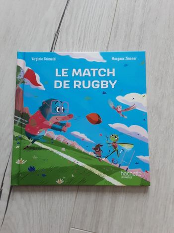 Livre enfant écrit sportif Le match de rugby, Hachette jeunesse Neuf
