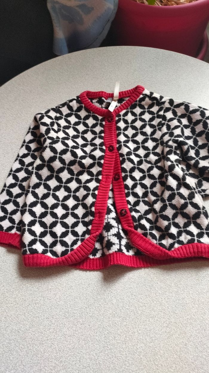 Lot 4 pulls/gilet 12 mois - photo numéro 3